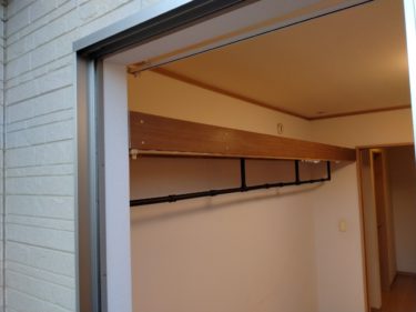 お部屋の大改造！大容量の収納スペース