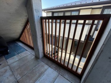 ウッドフェンスアップの写真