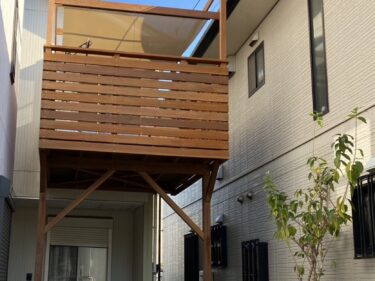 鎌倉市　ウッドベランダ改修工事