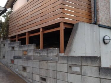 横浜市港北区　ウッドデッキ工事