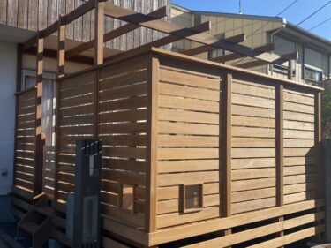 神奈川県鎌倉市　ウッドデッキ工事