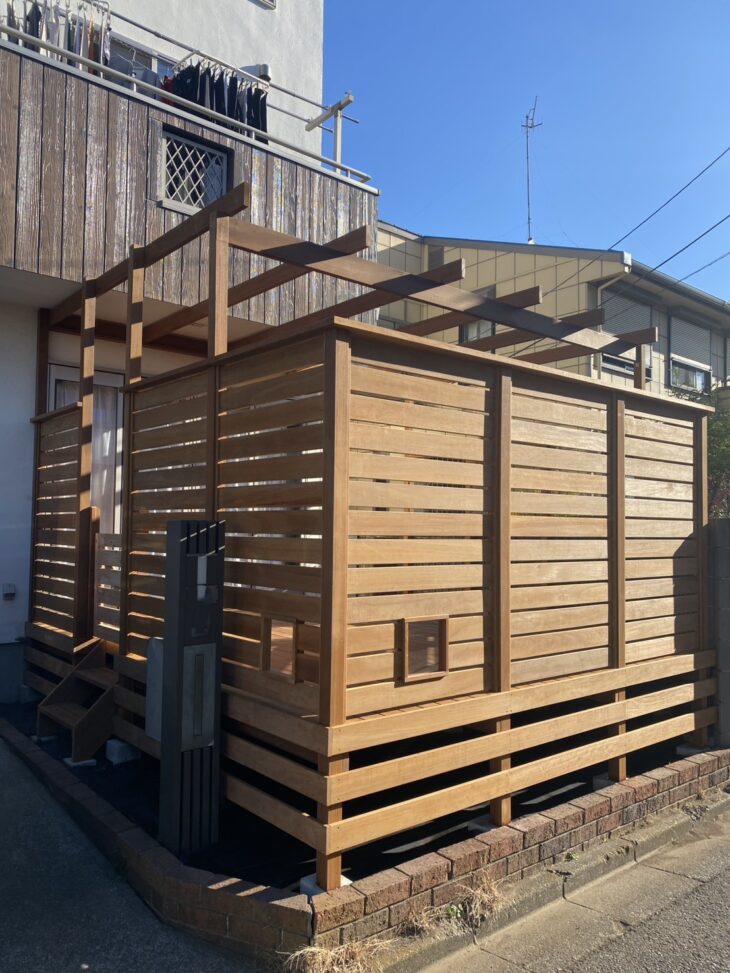神奈川県鎌倉市　ウッドデッキ工事