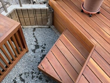 ウッドデッキ完工後