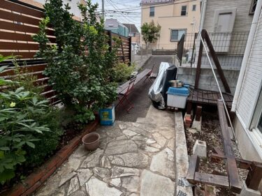 リフォーム前ウッドデッキ