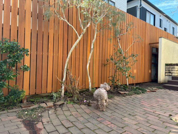 20年使った想い出はそのままに。 イペ材を活かした、安心リフォームデッキと縦格子フェンス