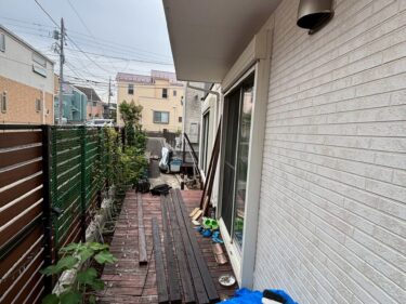 リフォーム前ウッドデッキ
