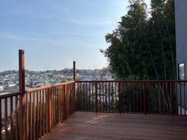 完工後ウッドデッキ