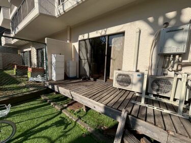 デッキリフォーム前