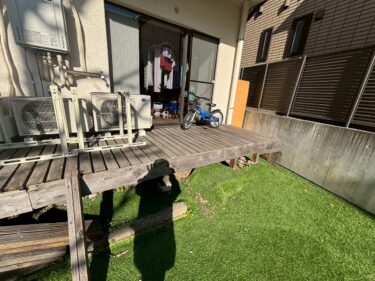 デッキリフォーム前