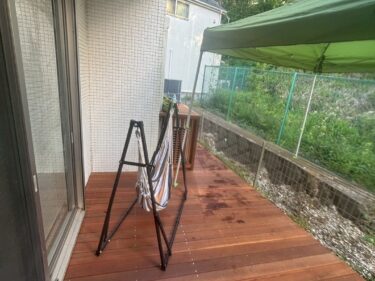 完工後ウッドデッキ