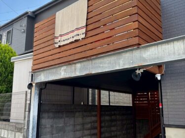 ウッドデッキ完工後