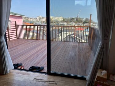 完工後ウッドデッキ