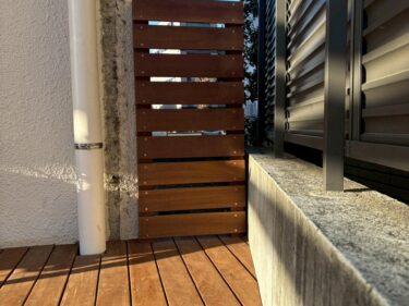 完工後ウッドデッキ