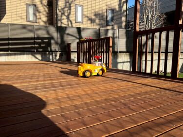 完工後ウッドデッキ