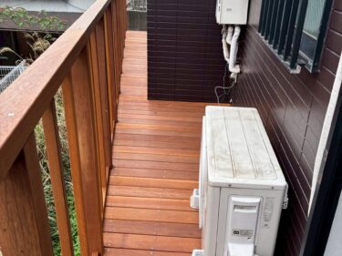 完工後ウッドデッキ