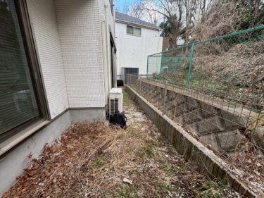 ウッドデッキ施工前