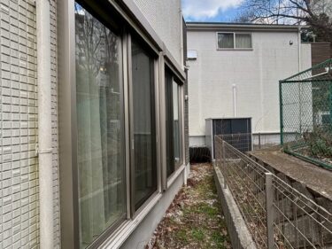 ウッドデッキ施工前