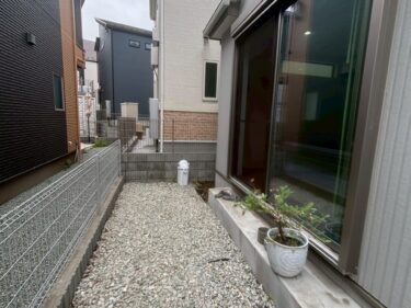 砂利の庭