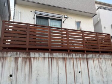完工後ウッドデッキ