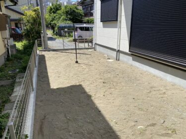 デッキ施工前