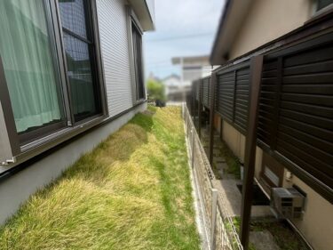 ウッドデッキ施工前