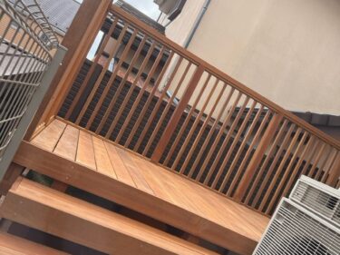 完工後ウッドデッキ