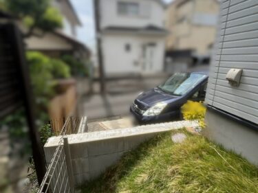 ウッドデッキ施工前